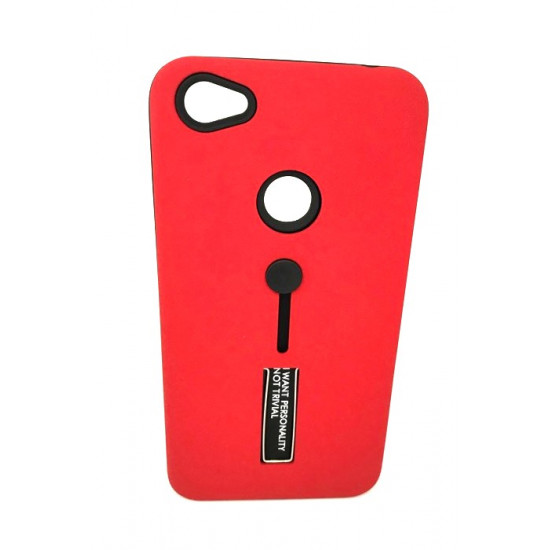 Capa Kickstand Matte Con Alza De Dedo Xiaomi Redmi Note 5a Prime Rojo